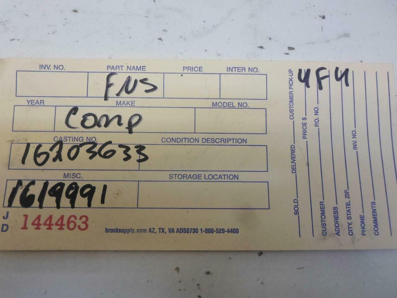 ABS Control Module Chevrolet Monte Carlo 1995 16203633