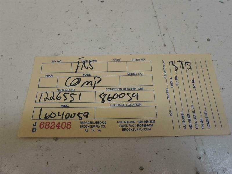 OEM Engine Computer Chevrolet Spectrum 1985 1226551 ECM PCM ECU
