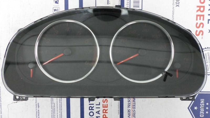 OEM Speedometer Instrument Cluster 166K Mazda 3 2005 Mph At Blacked Out Panel