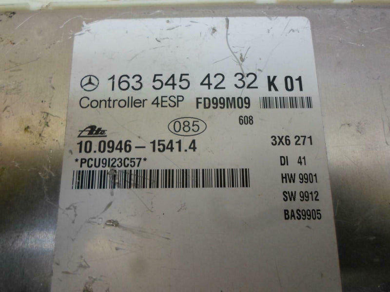 ABS Control Module Mercedes-Benz ML-Class 2000 1635454232