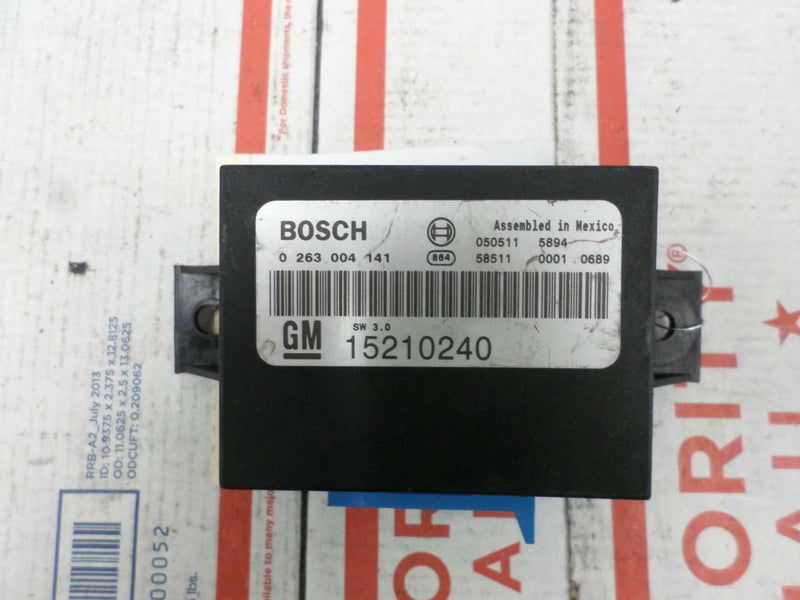 Park Assist Control Module Cadillac SRX 2004 2005 2006 15210240