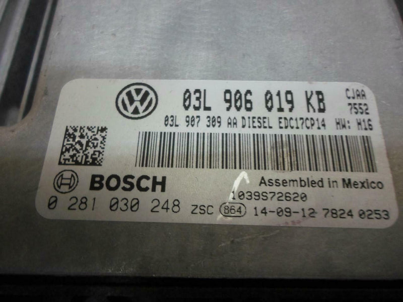 OEM Engine Computer Volkswagen Beetle 2013 2014 – 03L906019KB ECM ECU PCM