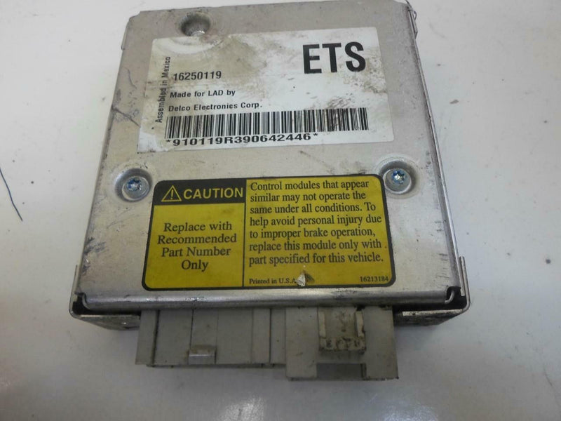 ABS Control Module Chevrolet Cavalier 1996 1997 1998 1999 16250119