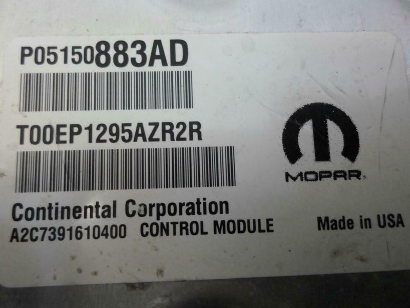 OEM Engine Computer Programmed Plug&Play Chrysler 300 2015 05150883Ad ECM PCM