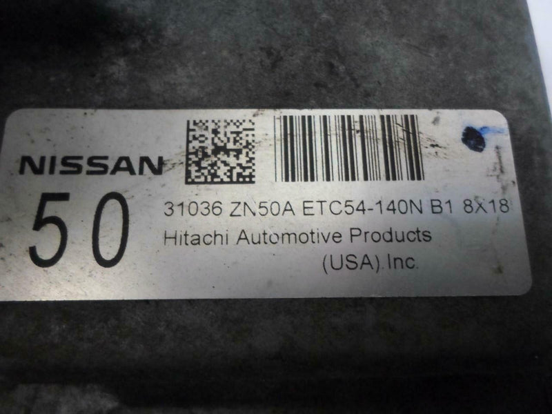 Transmission Control Module TCM TCU Nissan Altima 2009 31036 Zn50A 2.5L