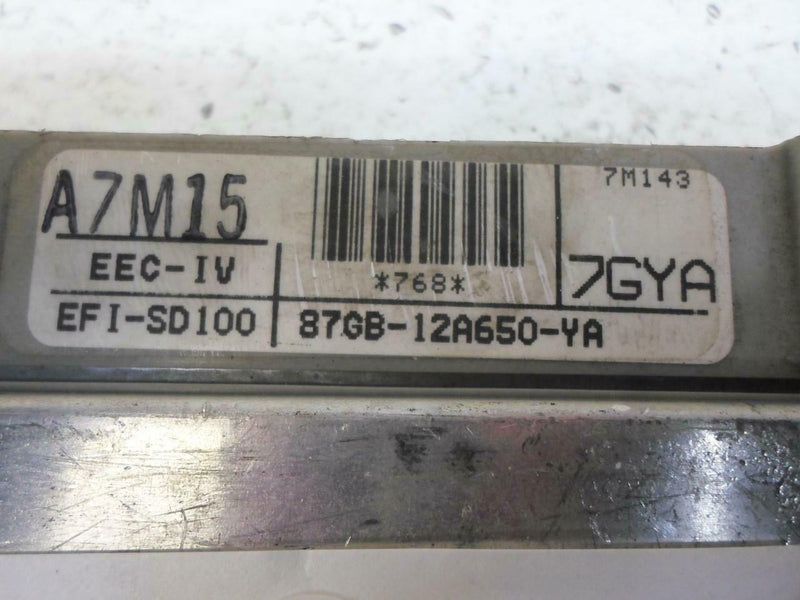 OEM Engine Computer Merkur Scorpio 1988 1989 87Gb-12A650-Ya 7Gya At ECM PCM ECU