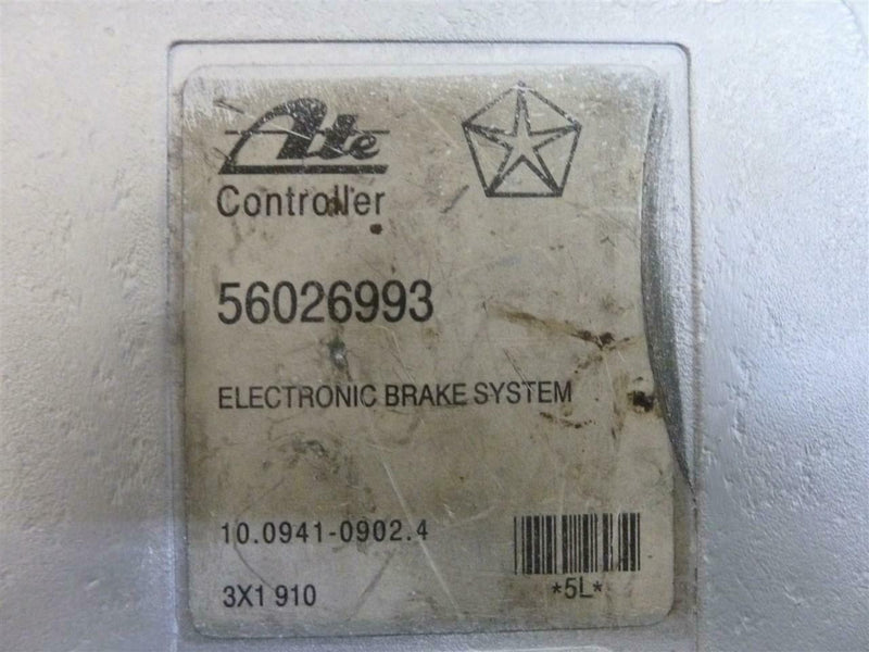 ABS Control Module Jeep Wrangler 1992 1993 1994 1995 56026993