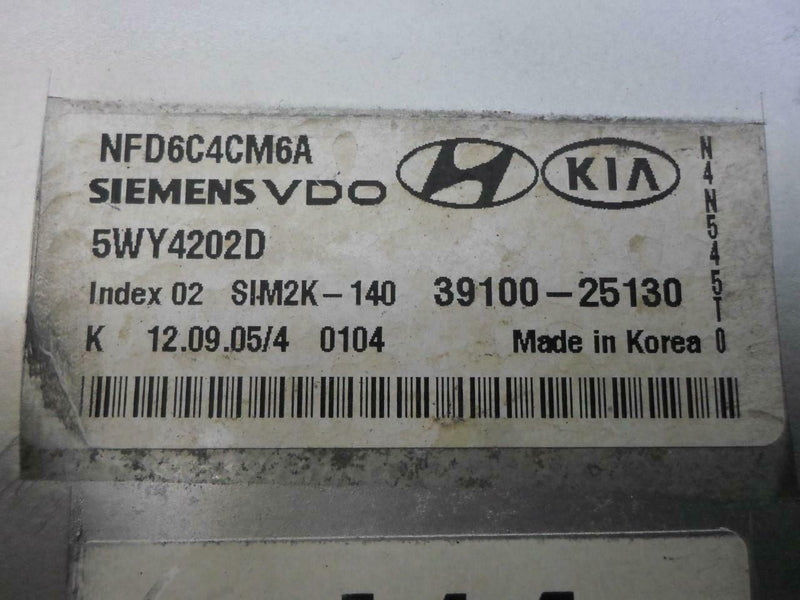 OEM Engine Computer Hyundai Sonata 2006 2007 2008 39100-25130 2.4L At ECM PCM