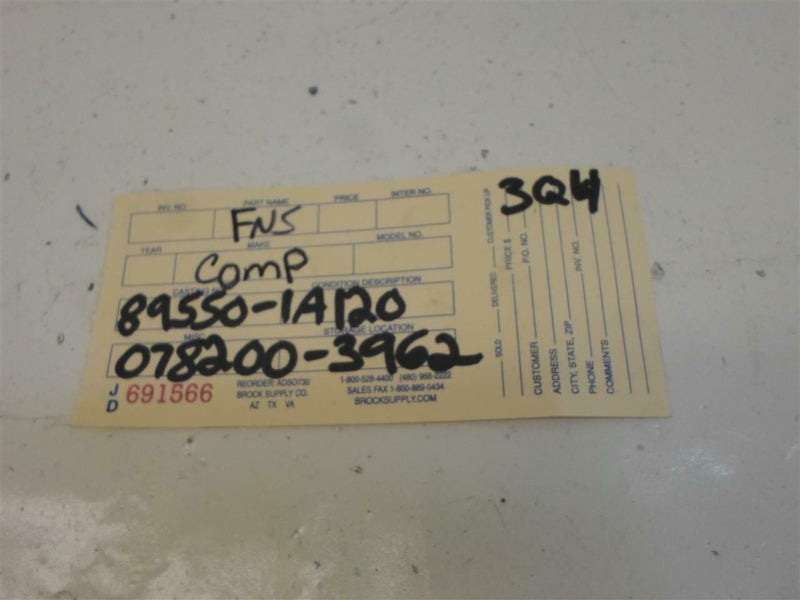Emission Control Module Toyota Corolla 1987 89550-1A120