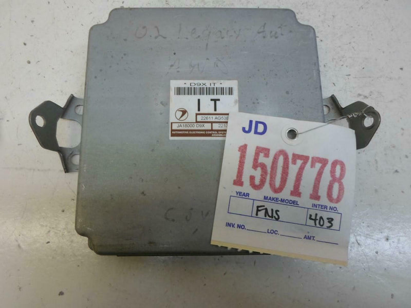 OEM Engine Computer Subaru Legacy 2002 22611 Ag53B PCM ECM ECU