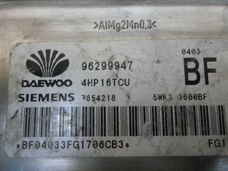 Transmission Control Module TCM TCU Chevrolet Epica 2004 96299947