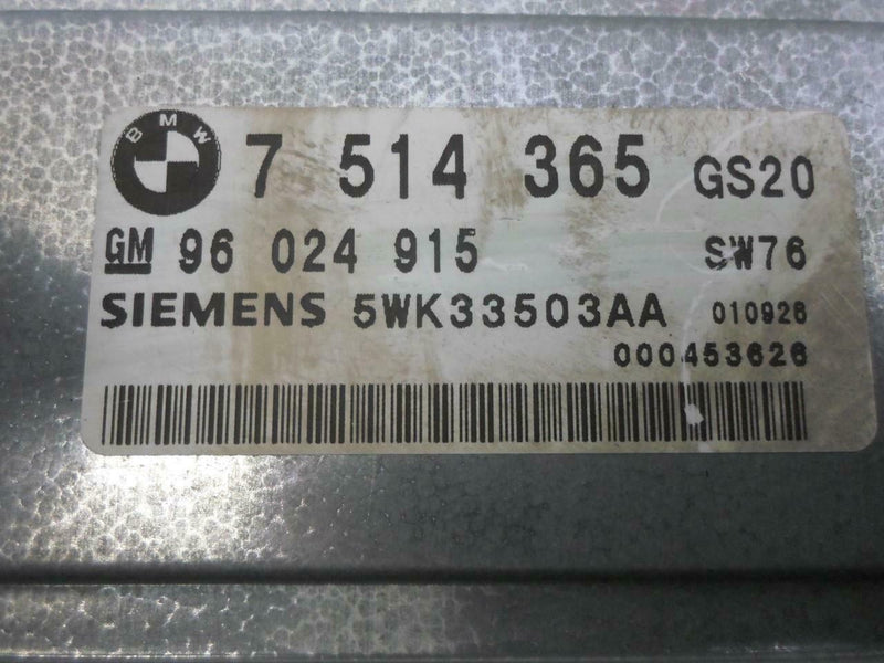 Transmission Control Module TCM TCU BMW E46 3-Series 325I 2002 7514365