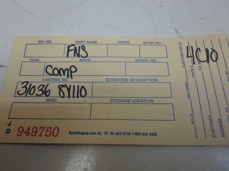 Transmission Control Module TCM TCU Nissan Maxima 2005 31036 8Y110