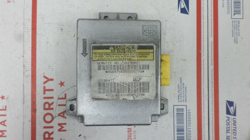 Airbag Control Module Pontiac Grand Prix 1994 1995 1996 16186471 16199421