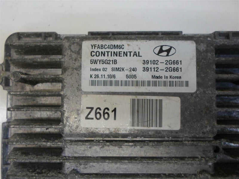 OEM Engine Computer Hyundai Sonata 2011 2012 2013 39112-2G661 PCM ECM ECU