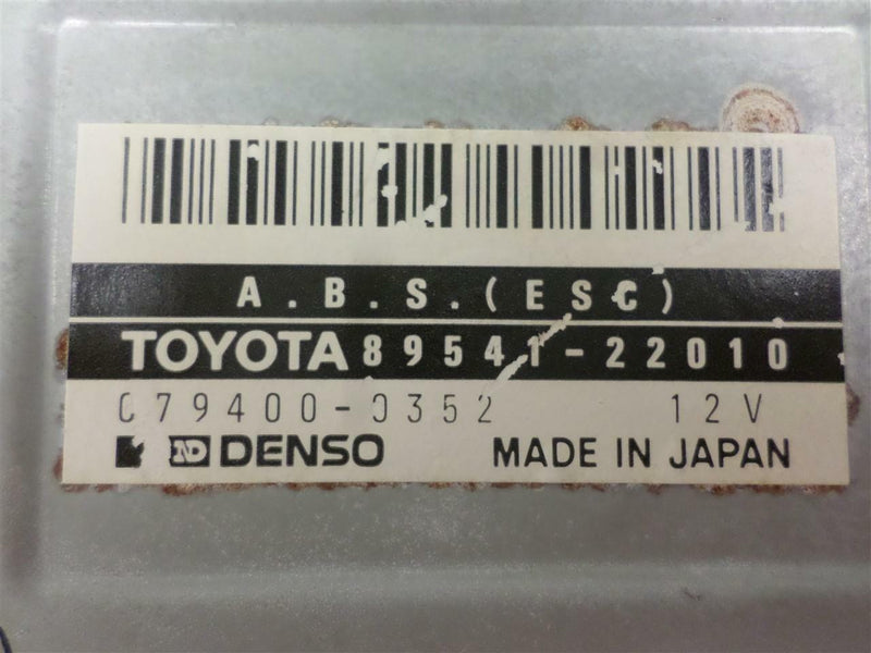 ABS Control Module Toyota Cressida 1989 89541-22010