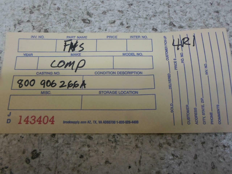 OEM Engine Computer Audi A6 1995 1996 1997 8D0906266A ECM PCM ECU