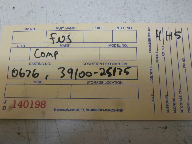 OEM Engine Computer Hyundai Sonata 2006 2007 2008 39100-25135 ECM PCM ECU