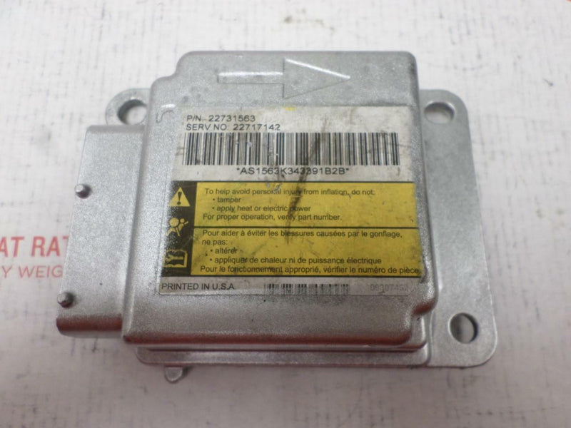 Airbag Control Module Saturn Ion 2005 22717142 22731563