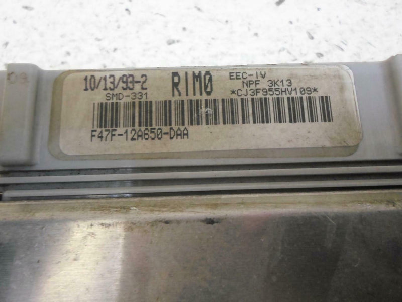 OEM Engine Computer Ford Explorer 1994 F47F-12A650-Daa Rim0 ECM PCM ECU