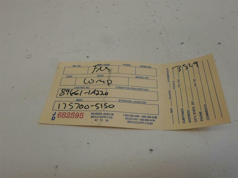 OEM Engine Computer Toyota Corolla 1994 89661-1A220 ECM ECU PCM