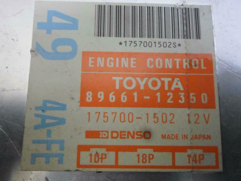 OEM Engine Computer Geo Prizm 1989 1990 89661-12350 ECM PCM ECU