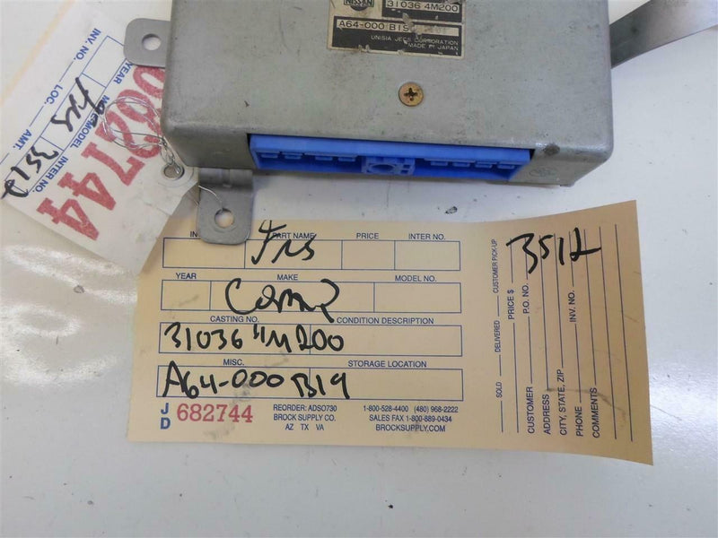 Transmission Control Module TCM TCU Nissan Sentra 1998 1999 31036 4M200