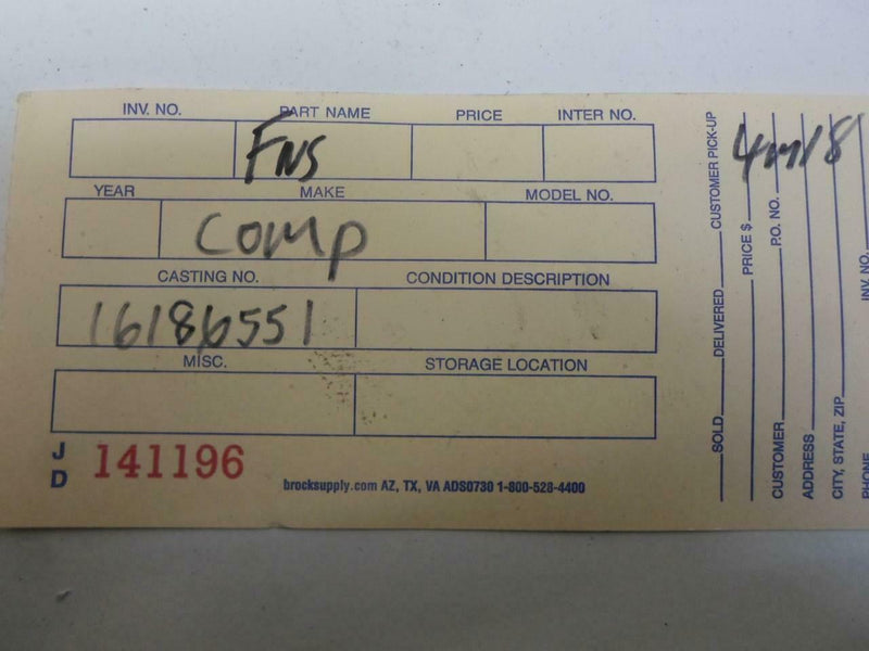 OEM Engine Computer Chevrolet Lumina Car 1994 16197409 3.1L ECM PCM ECU
