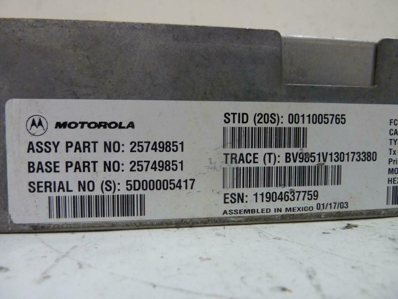 Communication Control Module for 2004, 2005 Saturn Vue – 25749851