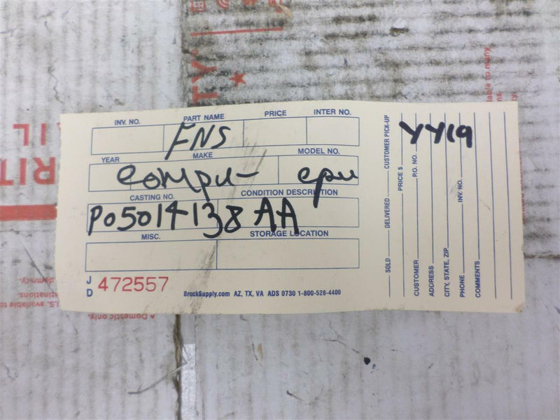Airbag Control Module Dodge Ram Van 1995 1996 1997 05014138Aa