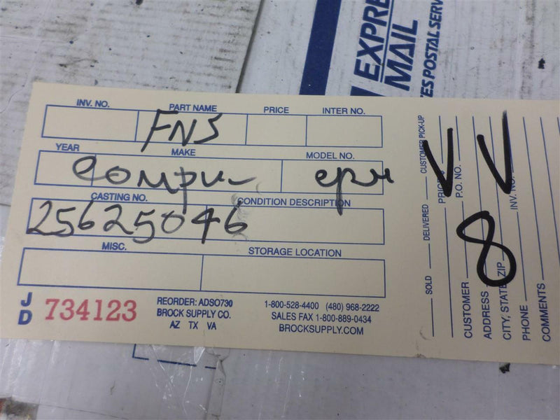 ABS Control Module Buick Park Avenue 1994 1995 25625046 W/O Traction