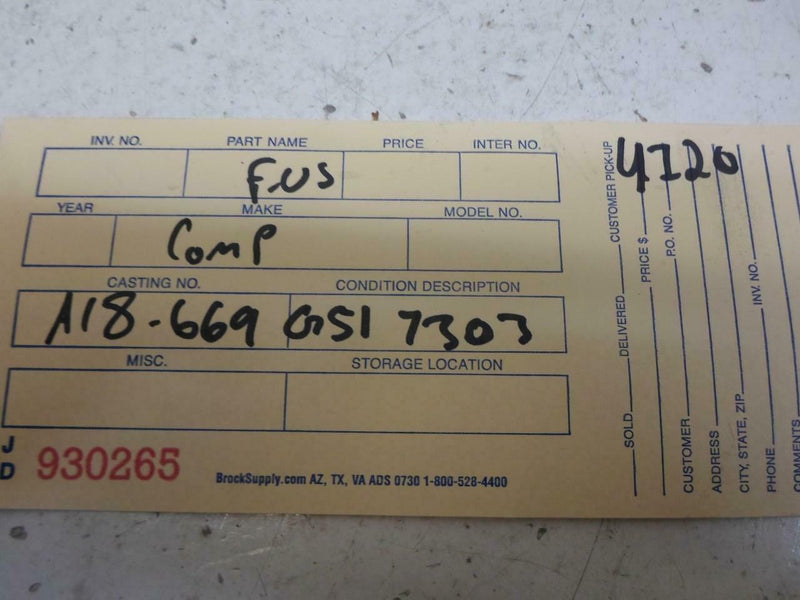 OEM Engine Computer Nissan 200Sx 1987 A18-669 G51 At ECM PCM ECU