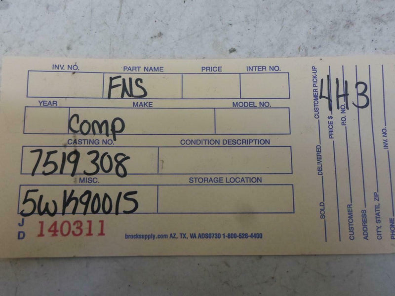 OEM Engine Computer BMW X5 2003 2004 2005 7519308 3.0L ECM PCM ECU