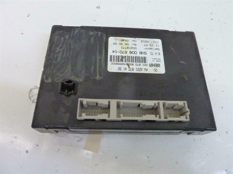 Climate Control Module Mercedes-Benz CL-Class 2007 2008 2009 221 870 41 92