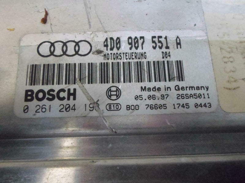 OEM Engine Computer Programmed Plug&Play Audi A4 1997 1998 4D0907551A 2.8L ECM