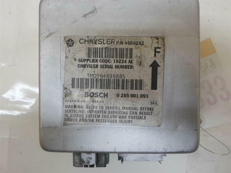 Airbag Control Module Chrysler Town & Country 1996 1997 4686242