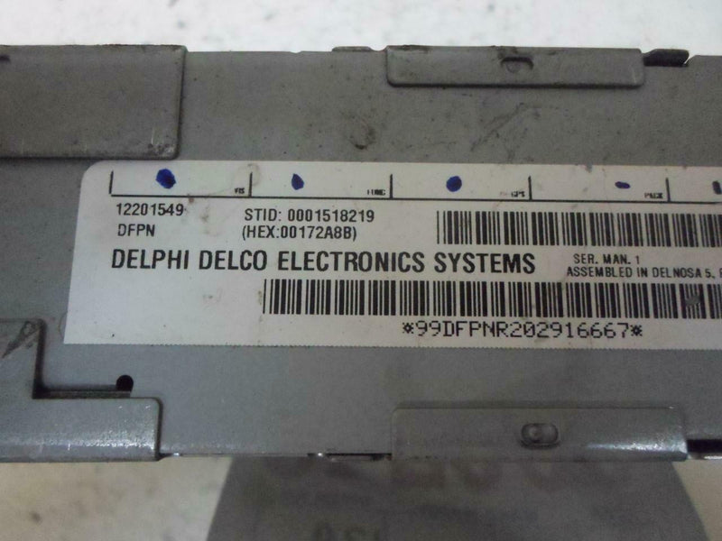 Communication Control Module Chevrolet Silverado 1500 Pickup 2001 12201549