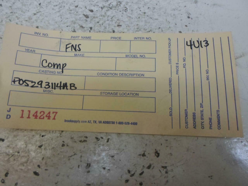 Transmission Control Module TCM TCU Chrysler Sebring 1997 1998 05293114Ab