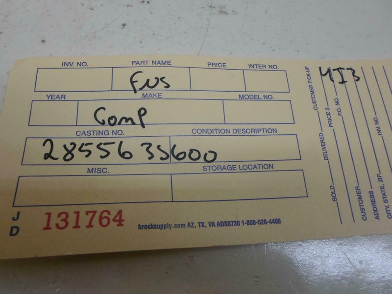 Airbag Control Module Nissan Frontier 1998 1999 2000 28556 3S600