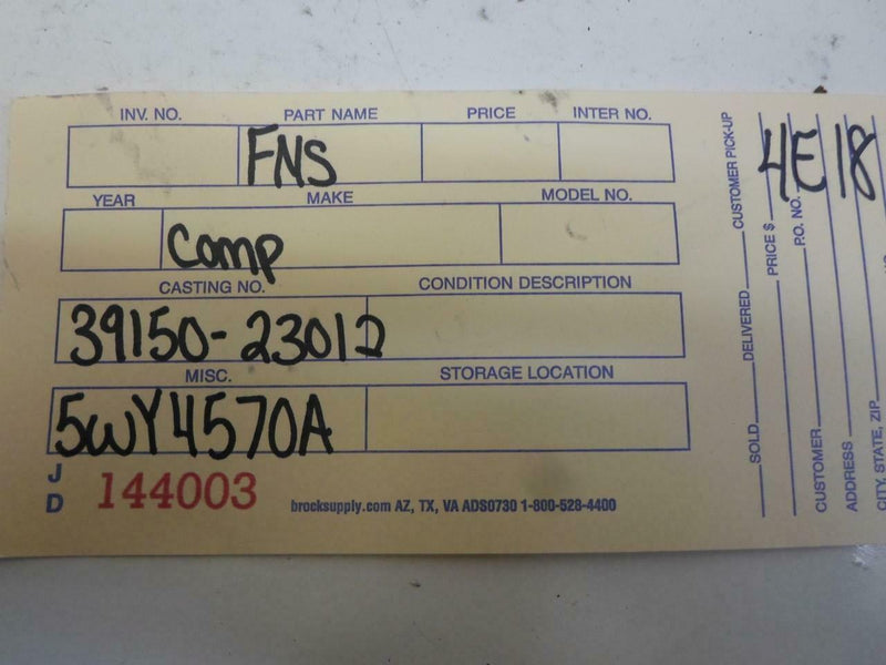 OEM Engine Computer Hyundai Elantra 2007 2008 2009 2010 39150-23012 ECM PCM ECU