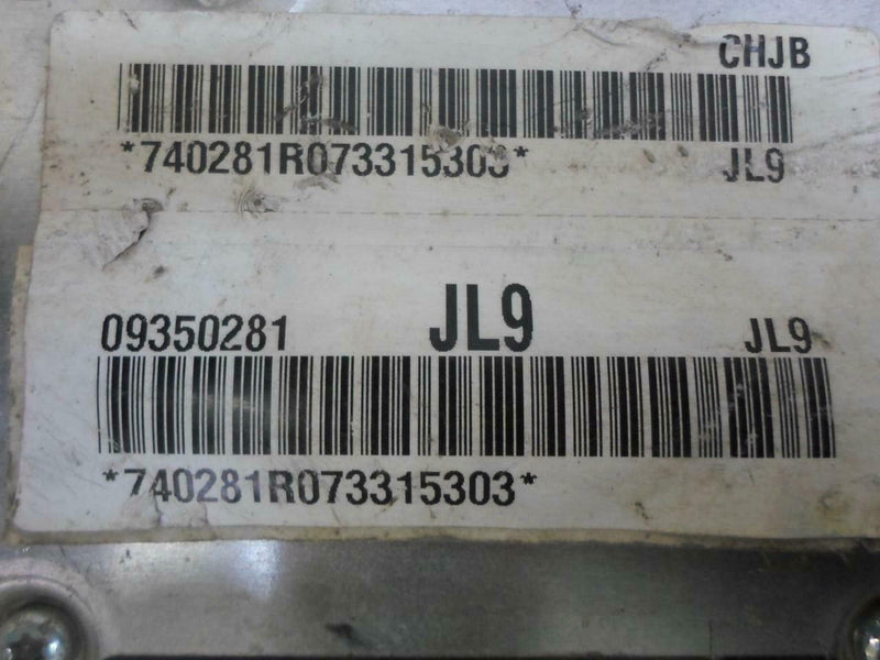 ABS Control Module Buick Century 1997 1998 09350281