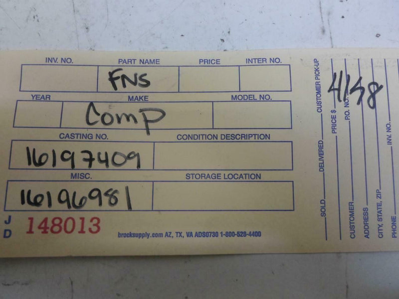 OEM Engine Computer Chevrolet Lumina Car 1994 16197409 3.1L ECM PCM ECU