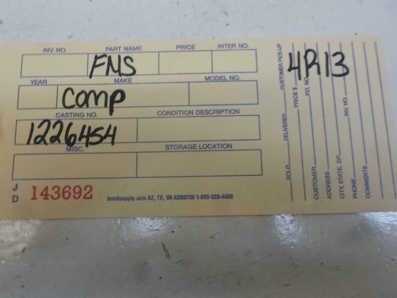 OEM Engine Computer Chevrolet Caprice 1984 1226454 3.8L ECM ECU PCM