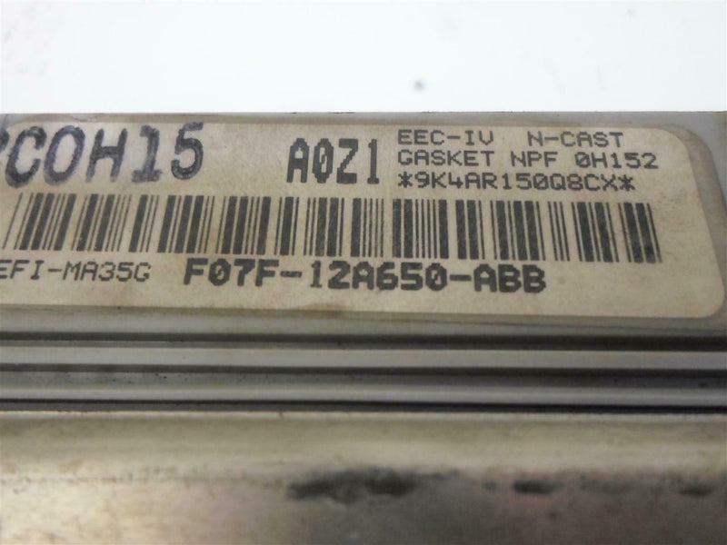 OEM Engine Computer for 1991 Mazda Navajo – F07F-12A650-ABB