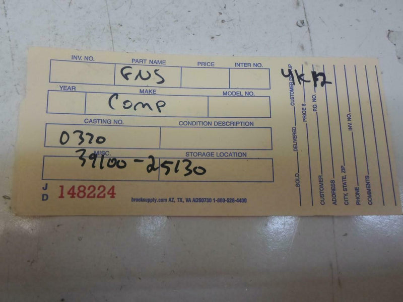 OEM Engine Computer Hyundai Sonata 2006 2007 2008 39100-25130 2.4L At ECM PCM