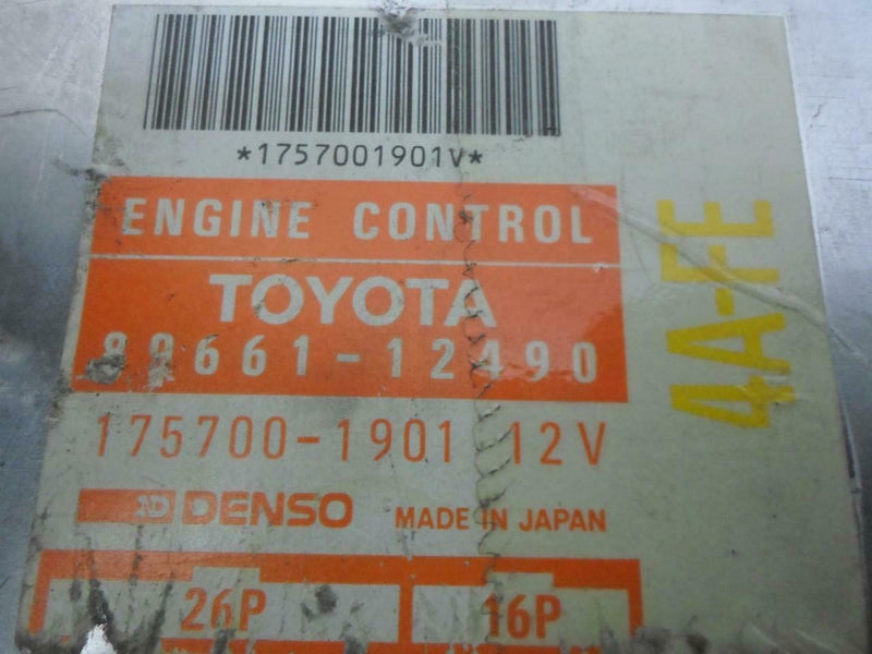 OEM Engine Computer Programmed Plug&Play Toyota Corolla 1990 89661-12490 ECM PCM