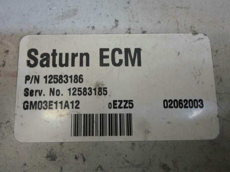 OEM Engine Computer Programmed Plug&Play Saturn Ion 2003 12583185 ECM PCM ECU