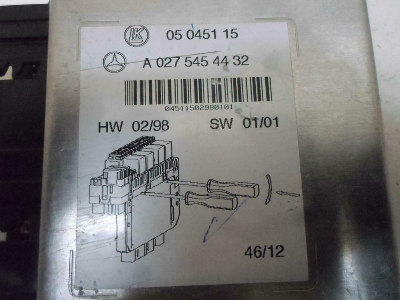 Body Control Module for 2001, 2002 Mercedes-Benz CL-Class – 027 545 44 32 BCM BCU