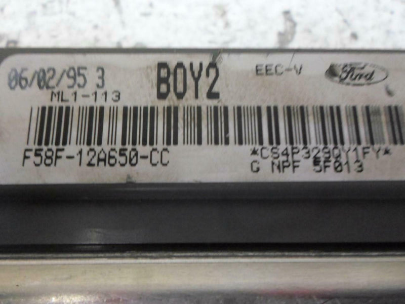 OEM Engine Computer Programmed Ford Windstar 1995 F58F-12A650-Cc Boy2 3.8L ECM