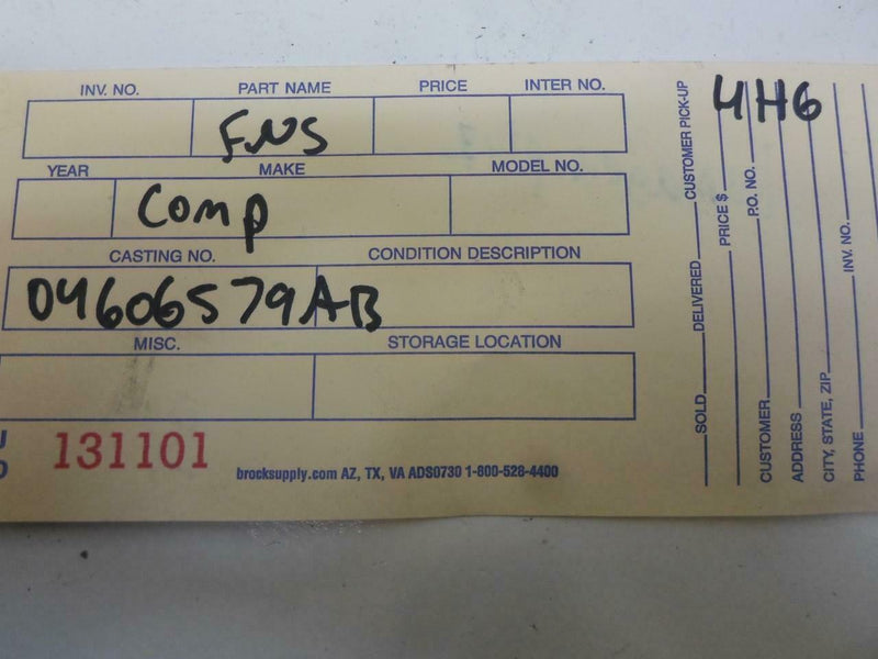 Transmission Control Module TCM TCU Chrysler Sebring 1999 2000 04606579Ab